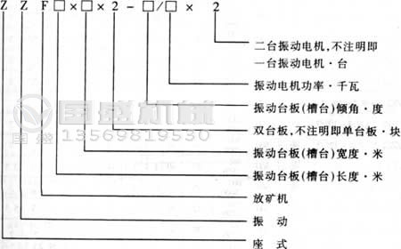 ZZF振動放礦機示意圖 ZZF振動放礦機示意圖